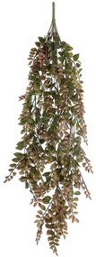 Τεχνητό Κρεμαστό Φυτό Fern 20828 30x10x85cm Brown-Green GloboStar Polyethylene