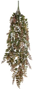 Τεχνητό Κρεμαστό Φυτό Fern 20828 30x10x85cm Brown-Green GloboStar Πολυαιθυλένιο