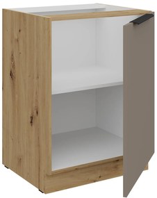 Επιδαπέδιο ντουλάπι Arianna 60 D 1F BB-Γκρέζ