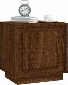 vidaXL Κομοδίνα 2 Τεμ. Καφέ Δρυς 44 x 35 x 45 εκ. Επεξεργασμένο Ξύλο