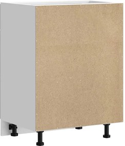 vidaXL ντουλάπι βάσης κουζίνας Porto Λευκό Υψηλής στιλπνότητας