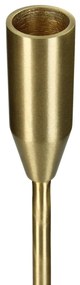 Κηροπήγιο Χρυσό Αλουμίνιο 11.5x11.5x43cm - Αλουμίνιο - 05153962