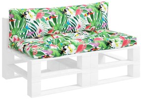 vidaXL Μαξιλάρια Παλέτας 2 τεμ. Πολύχρωμα από Ύφασμα Oxford