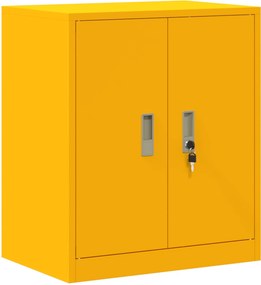 vidaXL Ντουλάπι αποθήκευσης Χαμομηλί κίτρινο 60 x 40 x 70 εκ. Ατσάλι