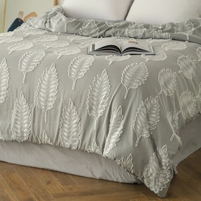Κουβερλί (220x240) Hotel Grey 100% Polyester