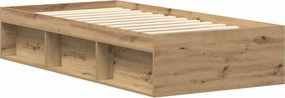 vidaXL Πλαίσιο κρεβατιού χωρίς στρώμα 90x190 εκ. Επεξεργασμένο Ξύλο