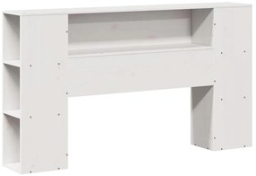 vidaXL Κρεβάτι Βιβλιοθήκη Χωρίς Στρώμα 160x200 εκ Μασίφ Ξύλο Πεύκου