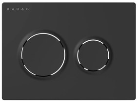 Karag O230-017 Olimpos Πλακέτα Καζανακίου Διπλής Λειτουργίας Black Matt