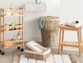 Σκαμπό για το μπάνιο 5five bamboo - 39.5x25x46cm