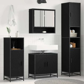 vidaXL Σετ Επίπλων Μπάνιου 3 pcs Artisan Oak Επεξεργασμένο ξύλο