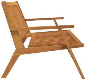 vidaXL Παγκάκι Κήπου 122.5x77x74 εκ. Μασίφ ξύλο ακακίας