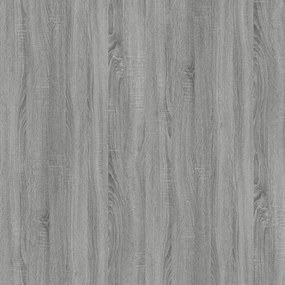 vidaXL Ντουλάπι Με Ροδάκια Γκρι Sonoma 60x45x60 εκ. Επεξεργασμένο Ξύλο