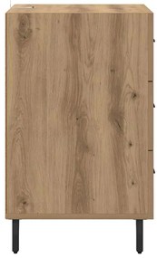 vidaXL Κομοδίνο Artisan Oak 40 x 40 x 66 εκ. Επεξεργασμένο ξύλο