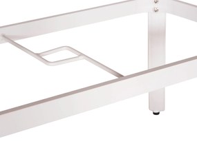 ΤΡΑΠΕΖΙ ΕΞΩΤ.ΧΩΡΟΥ TELAMO HM6288.02 ΑΛΟΥΜΙΝΙΟ ΛΕΥΚΟ &amp; POLYWOOD 160X90Χ73.5Υεκ.