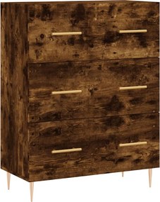 vidaXL Ντουλάπι Καπνιστή Δρυς 69,5 x 34 x 90 εκ. Επεξεργασμένο Ξύλο