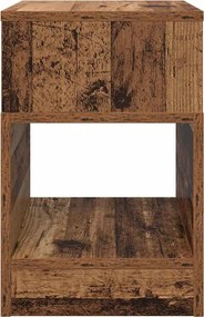 vidaXL End Table 2 pcs Παλιό ξύλο 30,5 x 30 x 45 εκ Επεξεργασμένο ξύλο