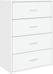 vidaXL Βοηθητικό Ντουλάπι Λευκό 60x31x84 εκ. από Επεξεργασμένο Ξύλο