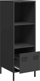 vidaXL Ντουλάπι Μαύρο 35x39x103,5 εκ. από Χάλυβα