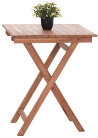 Τραπέζι Σκηνοθέτη HEIDEL Πτυσσόμενο Τετράγωνο Ξύλο ΤΕΑΚ Φυσικό 60x60x75Υ εκ. 60x60x75 εκ.