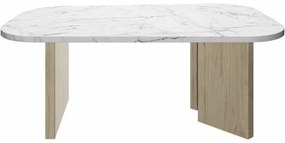 Τραπεζάκι Καφέ Λευκό 105 x 58 x 39 cm