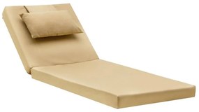 Μαξιλάρι ξαπλώστρας Sadie ύφασμα μπεζ 65x185x10εκ 65x185x10 εκ.