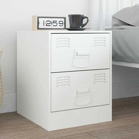 vidaXL Χερούλια Ντουλαπιών 2 pcs Λευκό 85 x 45 χιλ Μέταλλο