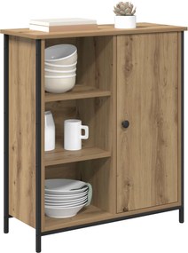 vidaXL Πλαϊνό γραφείο Artisan Oak 70 x 30 x 80 εκ. Επεξεργασμένο Ξύλο
