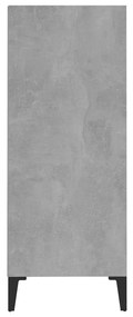 vidaXL Ραφιέρα Γκρι Σκυροδέματος 57 x 35 x 90 εκ. από Μοριοσανίδα