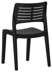 vidaXL Καρέκλες Κήπου 2 τεμ. Ανθρακί από Πολυπροπυλένιο