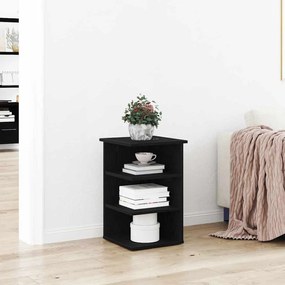 vidaXL Βοηθητικό ντουλάπι Μαύρο 35 x 35 x 55 εκ. Επεξεργασμένο ξύλο