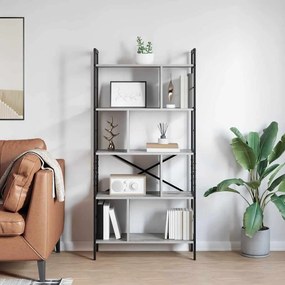 vidaXL Ράφι Βιβλίων 9 επιπέδων 75 x 30 x 156 εκ. Επεξεργασμένο Ξύλο