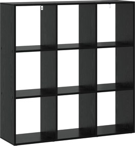 vidaXL Βιβλιοθήκη 102 x 29 x 103,5 εκ. Επεξεργασμένο Ξύλο Μαύρη Δρυς