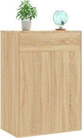 vidaXL Παπουτσοθήκη Sonoma Δρυς 60 x 35 x 84 εκ. από Επεξ. Ξύλο