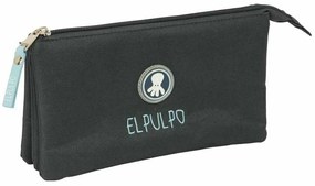 Τριπλή Κασετίνα El Pulpo   Γκρι 22 x 12 x 3 cm