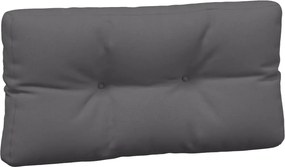 vidaXL Μαξιλάρια Καναπέ Παλέτας 5 τεμ. Ανθρακί Υφασμάτινα