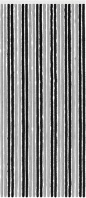 vidaXL Κουρτίνα εντόμων Chenille Γκρι και Μαύρο 100 x 230 cm 100% PP