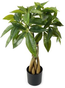 Διακοσμητικό φυτό σε γλάστρα Pachira Inart πράσινο Φ40x60εκ