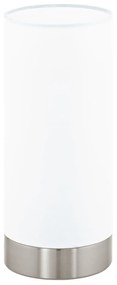 Φωτιστικό Επιτραπέζιο Damasco 1 95775 White-Silver Eglo Metal, Glass