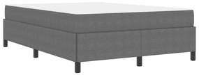 vidaXL Σκελετός Κρεβατιού Άλλο Ανοιχτό γκρι 140 x 190 cm Βελούδο