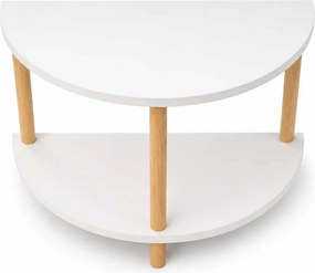 Βοηθητικό Τραπεζάκι Λευκό MEFACLI 60x30x42