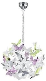 Κρεμαστό Φωτιστικό Οροφής Butterfly με Πεταλούδες Trio Lighting-R30214017-Πολύχρωμο R30214017