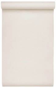vidaXL Ταπετσαρία 3D Μονόχρωμη Κρεμ 10x0,53μ Non-woven