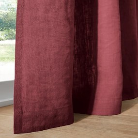 Λινή κουρτίνα με καψούλια, Onega