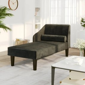 340720 vidaXL Καναπές Κρεβάτι Διθέσιος Μαύρος Βελούδινος Μαύρο, 1 Τεμάχιο