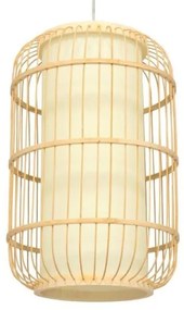 Κρεμαστό Φωτιστικό Οροφής DE PARIS Bamboo 00893 Globostar-893-Μπεζ 893