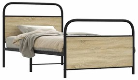 Πλαίσιο Κρεβατιού Χωρ. Στρώμα Sonoma Δρυς 90x190 εκ Επεξ. Ξύλο