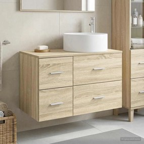 vidaXL Σετ Επίπλων Μπάνιου 2 τμχ. Sonoma Δρυς Επεξεργασμένο Ξύλο