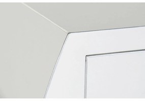 Έπιπλο Εισόδου DKD Home Decor Λευκό Ασημί 96 x 26 x 80 cm