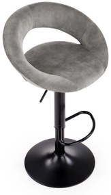 H102 bar stool grey DIOMMI V-CH-H/102-POPIELATY