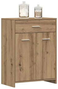 vidaXL Ντουλάπι Μπάνιου Αρτισιανή Δρυς 60x33x80 εκ. Επεξ. Ξύλο